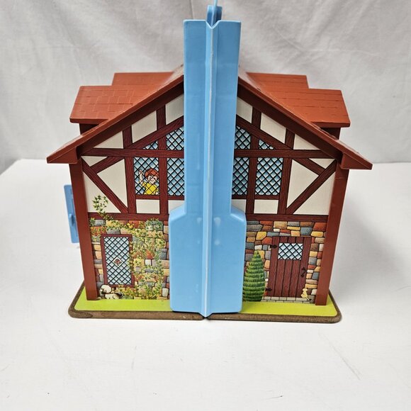 Vintage Fisher-Price Little People #952 Tudor Family Playhouse House Lot - Picture 5 of 9